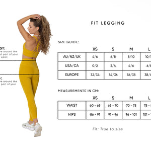 UNDERKOVER FIT LEGGING - BLACKOUT