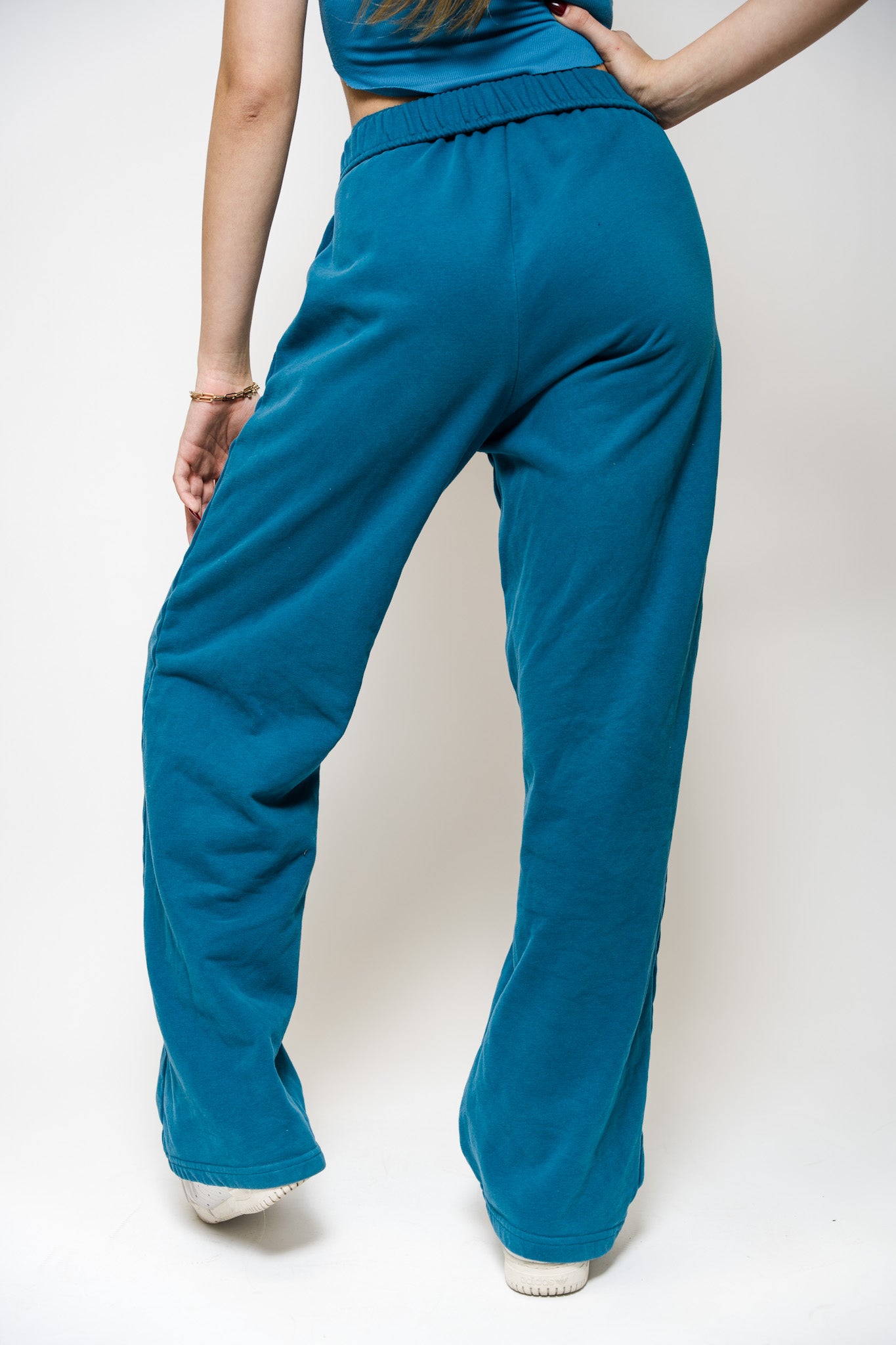 KORE WIDE LEG PANT - AQUA