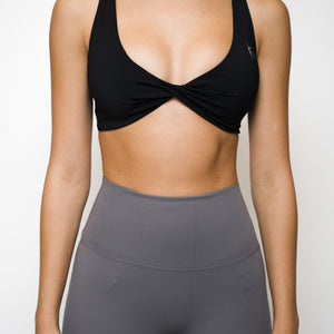 FIT TWIST SPORTS BRA - BLACKOUT