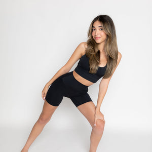FIT BIKER SHORT - BLACKOUT