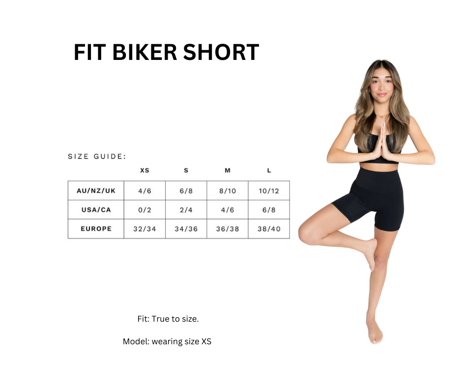 FIT BIKER SHORT - BLACKOUT