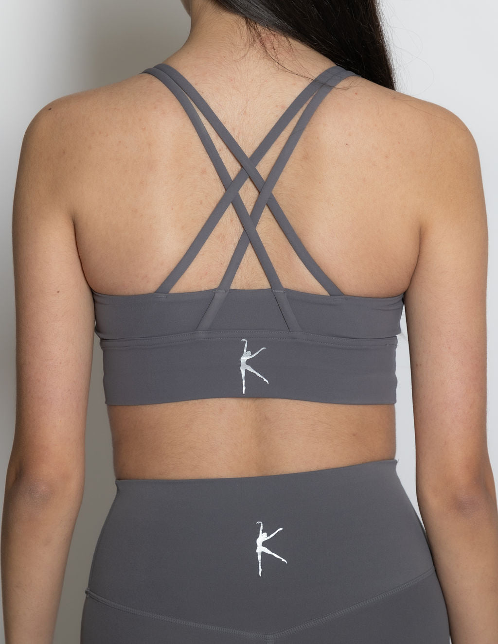 FIT SPORTS BRA - CHARCOAL