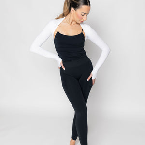 FIT MOVEMENT SHRUG JACKET - WHITE