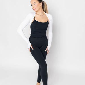 FIT MOVEMENT SHRUG JACKET - WHITE