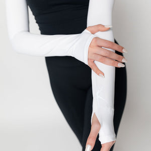 FIT MOVEMENT SHRUG JACKET - WHITE