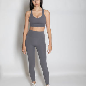FIT SPORTS BRA - CHARCOAL