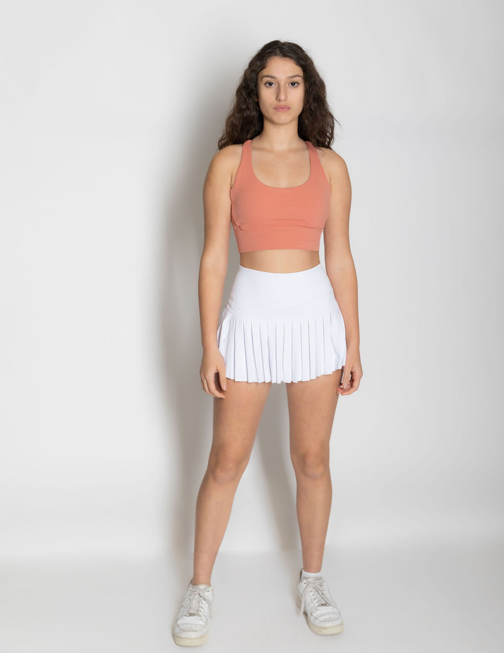 White tennis skirt qvc clearance