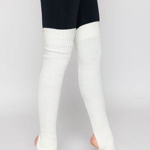LEG WARMERS - WHITE